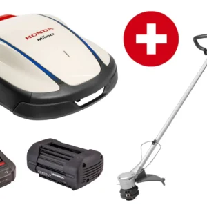 Honda Mähroboter Miimo HRM 2500 live Set Akku-Trimmer inkl. Trimmer, Akku und Ladegerät