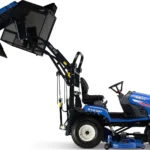 Iseki Diesel-Rasentraktor mit Aufnahme, Hochentleerung SXG 327 mit SCMB48 und SBC650