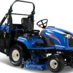 Iseki Diesel-Rasentraktor mit Aufnahme, Hochentleerung SXG 327 mit SCMB54 und SBC650