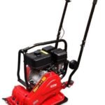 GTM Professional Benzin-Rüttelplatte GTPC360M inkl. Gummimatte und Fahrwerk