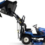 Iseki Diesel-Rasentraktor mit Aufnahme, Hochentleerung SXG 327 mit SCMB48 und SBC650