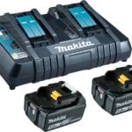 Makita Akku Power Source Kit Li 18,0V mit 2 x Akku 5 Ah und Doppelladegerät
