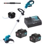 Makita Akku-Rasentrimmer UR100DSME - inkl. 2 Akkus + Ladegerät